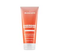 ManCave Energise - Gel doccia da uomo, note tonificanti di bergamotto, muschio terrestre e sandalo caldo, senza solfati e parabeni, naturale, vegano, senza sperimentazione su animali, 200 ml
