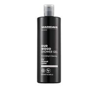 ManCave Gel Doccia Legno di Oud 500ml, Profumo Premium di Oud Patchouli e Cuoio, Gel Detergente e Idratante per Uomo, Senza Solfati, Vegano, Senza Parabeni, Senza Crudeltà, Ingredienti Naturali