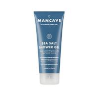 ManCave Gel doccia per uomo al sale marino 200 ml, aroma rinfrescante della costa, formulazione naturale, senza solfati e parabeni, adatto ai vegani, gel doccia per uomo