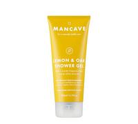 ManCave Gel Doccia Uomo Limone e Rovere 200ml - Con Olio di Limone, Bergamotto e Rosmarino | Detergente Corpo Rinfrescante | Ingredienti Naturali, Vegano e Cruelty Free