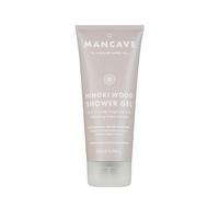 ManCave Hinoki Wood Gel Doccia Uomo Caldo Aroma Legnoso con Cipresso Hinoki, Bergamotto e Vetiver, Senza Solfati e Parabeni, Naturale, Vegano, Cruelty Free, 200 ml