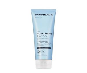 ManCave Nourishing 2-in-1 Shampoo 200ml, Fortifica e Idrata, Olio di Argan, Peptidi di Avena, Anti-Forfora, Pantenolo e Burro di Karité, Prodotto nel Regno Unito