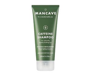 ManCave Shampoo Caffeina Uomo 200ml, Naturale, Vegano e Cruelty-Free, con Caffeina, Pantenolo e Vitamina E, Favorisce la Crescita Sana dei Capelli