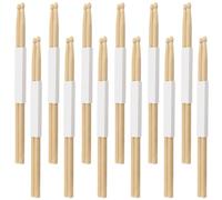 MANCHAP 12 paia di bacchette per batteria 5A, in legno d'acero, per batteria, pratica, prestazioni