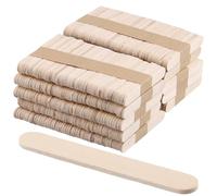 MANCHAP 2000 mini bastoncini di legno per lecca-lecca, 65 x 10 x 2 mm, bastoncini in legno per ghiaccioli e gelati, per fai da te e arti