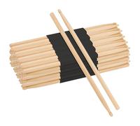 MANCHAP Confezione da 30 paia di bacchette 5A, con punta in legno, per batteria, pratica, prestazioni