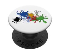 Manchas de Pintura, Salpicado por el Arte PopSockets PopGrip Adesivo