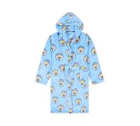 MANCHESTER CITY Accappatoio ufficiale F.C., in pile, con cappuccio, per bambini, Blu, 12-13 Years