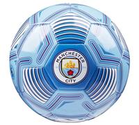 Manchester City F.C. Pallone da Calcio - Palloni da Calcio Taglia 3 4 5, Football Ball, Gadget Calcio Ufficiale (Blu, Taglia 5)