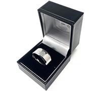 Manchester City FC Acciaio Inox Crest Fedina Mcfc Regalo Scatola Misura R U X