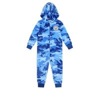 MANCHESTER CITY Football Club - Tutina da notte in pile mimetico per bambini, Blu, 10-11 Years