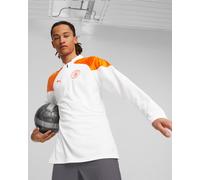 Manchester City Puma Felpa Allenamento Training Top mezza zip Bianco 2024
