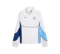 Manchester City Puma Giacca Stadium Pre Match PUMATECH-X Woven UOMO Bianco Blu