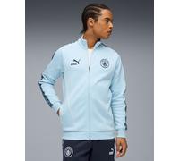 Manchester City Puma Giacca tuta sportiva Stadium Pre Match KING Anthem Azzurr