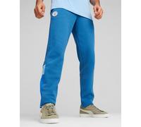Manchester City Puma Pantaloni tuta Ftbl Archive Track Blu UOMO Cotone Garzato