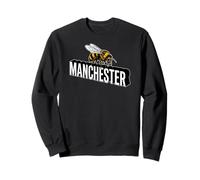 Manchester England - Stampa 3D Decorata con api Felpa