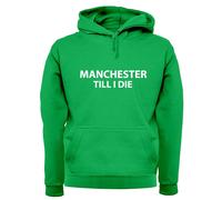Manchester fino A I Die - Adulti Felpa/Maglione - Utd Calcio Player Uomo Love