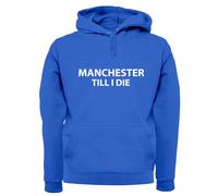 Manchester fino A I Die - Adulti Felpa/Maglione - Utd Calcio Player Uomo Love