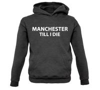 Manchester fino A I Die - Bambini Felpa/Maglione - Utd Calcio Player Man Love