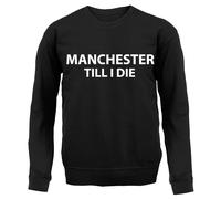 Manchester fino A I Die - Bambini Felpa/Maglione - Utd Calcio Player Man Love