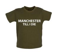 Manchester fino A I Die - T-Shirt / Body - Utd Calcio Player Uomo Love