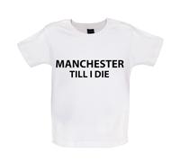 Manchester fino A I Die - T-Shirt / Body - Utd Calcio Player Uomo Love