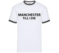 Manchester Fino Alla Morte - Ringer Uomo - Giocatore Di Calcio Utd Amore Fan