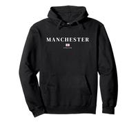 Manchester Inghilterra Felpa con Cappuccio