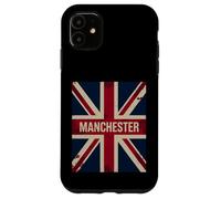 Manchester Inghilterra Gran Bretagna Bandiera UK Born And Bred Music Custodia per iPhone 11