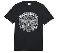 Manchester, Nw England, Regno Unito dal 79 d.C. Stampa Bianca invecchiata sulle api Comfort Colors Adult Heavyweight T-Shirt
