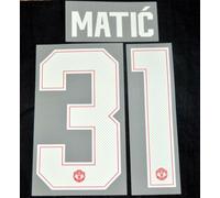 Manchester United 2017/18 Champions League/FA Cup Nome/Numero Home Matic 31