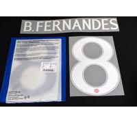 Manchester United 24/25 Champions League nome/numero distintivo B.fernandes 8...