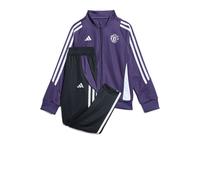 Manchester United Adidas Tuta Completa Tracksuit Bambino Viola 2025 26 Tiro 25