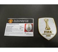 MANCHESTER UNITED BADGE TOPPA FIFA WORLD CHAMPIONS 2008