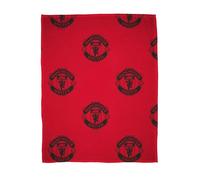 Coperta In Pile Manchester United FC Grande Per Divano Letto Calcio Per Bambini