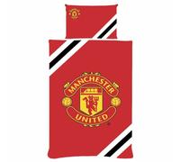 Manchester United FC Core Righe Singolo Set Piumino Merchandise Ufficiale