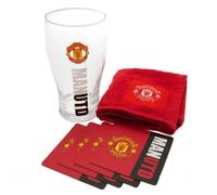 Manchester United FC Logo Mini BAR Set, Compleanno Regalo Merchandise Ufficiale