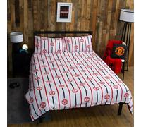 Manchester United FC Crest Set Copripiumino Doppio Red Cameretta Bambini 2-in-1