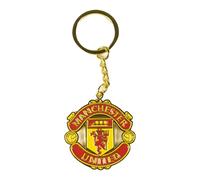 Manchester United FC Set Portachiavi e Mostrina Stemma (BS6444)