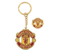Manchester United FC Set Portachiavi e Mostrina (TA12317)