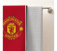 Manchester United FC Telo da Spiaggia Piscina Bagno Calcio Logo Soft Velour Feel