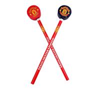 Manchester United Man Utd Matita e Gomma Duo Set Nero & Rosso Diavolo