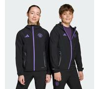 Manchester United Tiro 25 Competition Vis Tech Giacca da Viaggio Bambini Black / Purple Rush 5-6A