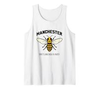Manchester Worker Bee Non Guardare Indietro con Rabbia Canotta
