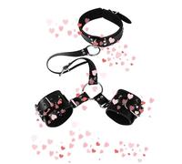 Manchette Fitness Flessibili E Multifunzionali Regolabili In Pelle Morbida Nera E Manette Alla Caviglia Per Allenamento Della Forza Del Polso E Delle Gambe - D39