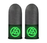 Manchons Pour Doigts De Jeu Mobile, 2PCS Manchons De Pouce Pour Joueurs, Manchon Brillant Bout Des Doigts, Couverture De Doigt Écran Tactile Respirante Poour Jeux Vidéo Sur Smartphone Et Tablette