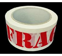 Mancini e Mancini srl Nastro Adesivo Bianco in PP per imballo con Scritta Fragile 66 mt