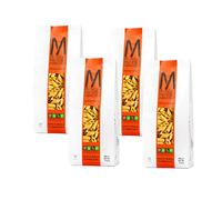 Mancini Pastificio Agricolo - Linea Classica - Mezze Penne - 4 Confezioni da 500 g