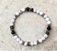 Mancino Bracciale Elastico Base Pietre Naturali Colori Assortiti MABRIPI E