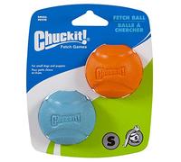 Mancino! Fetch Dog Ball, giocattolo da masticare per cani in gomma resistente, compatibile con lanciatori di piccole dimensioni, piccolo, confezione da 2